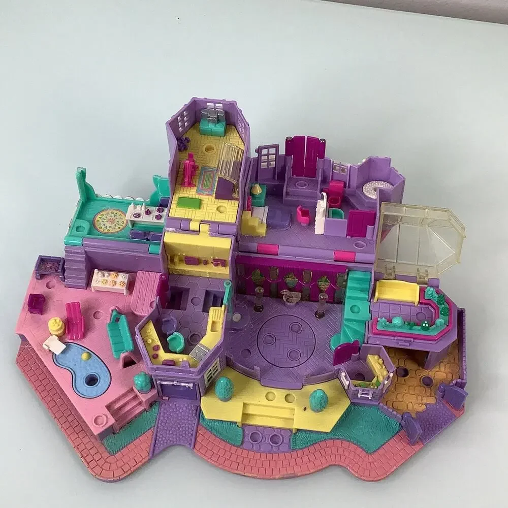 Village Polly Pockets light up magical mansion 1994 building only * - Picture 2 of 12